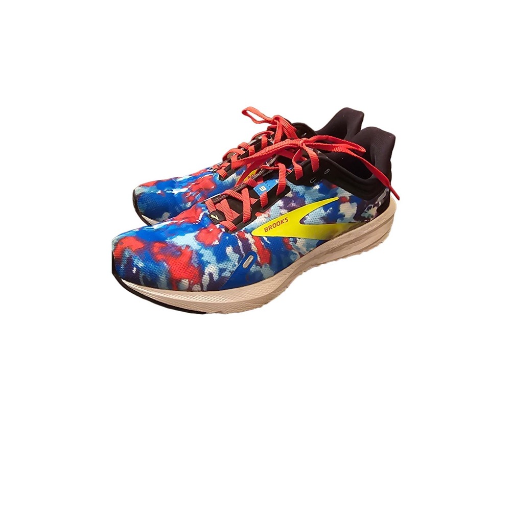 Brooks Launch 9 Tie-Dye Rock & Roll‎ Marathon Blue Womens 9.5 Running Shoes